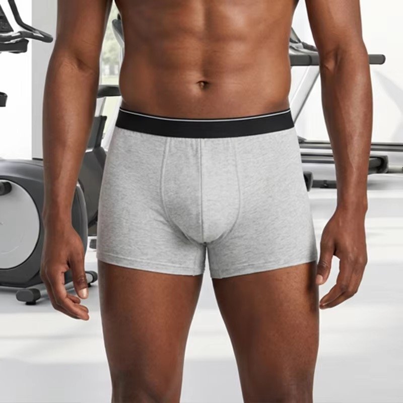 Burgundy men's modal boxer briefs designed for private label brands